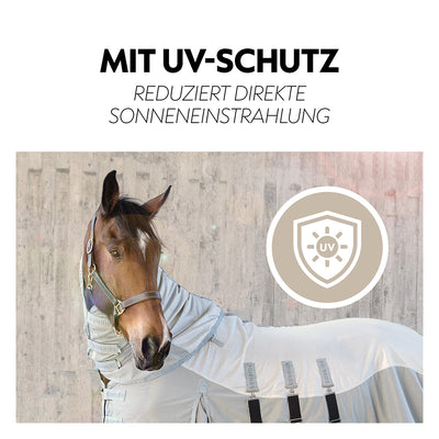 Fly rug with detachable neck section “Ibiza”