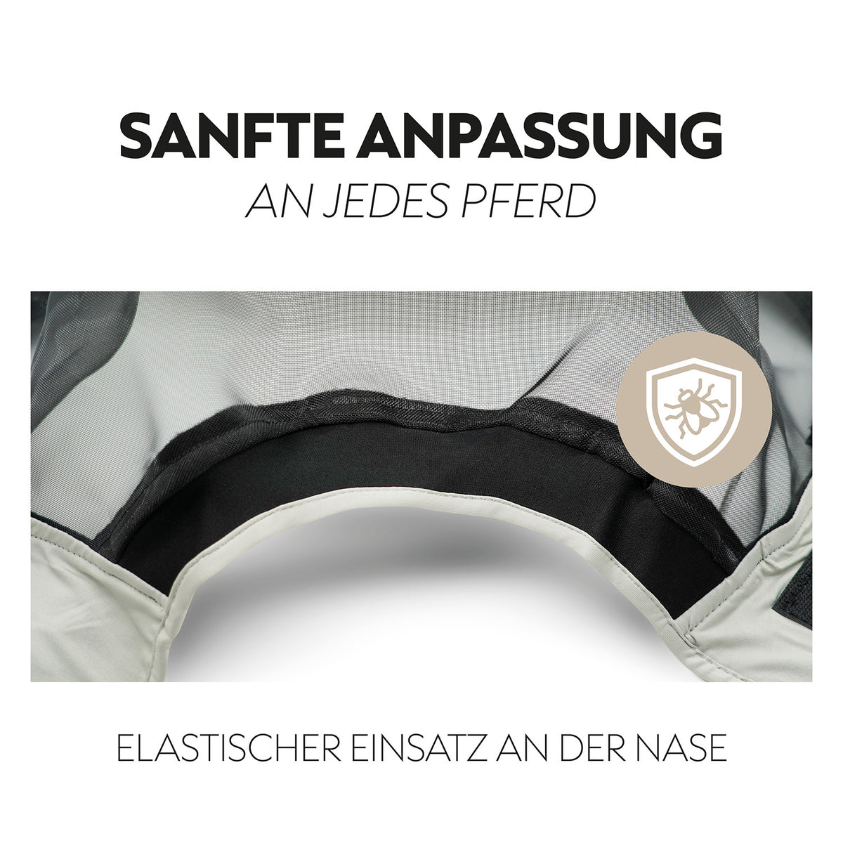 Fly mask with halter "Dubai"