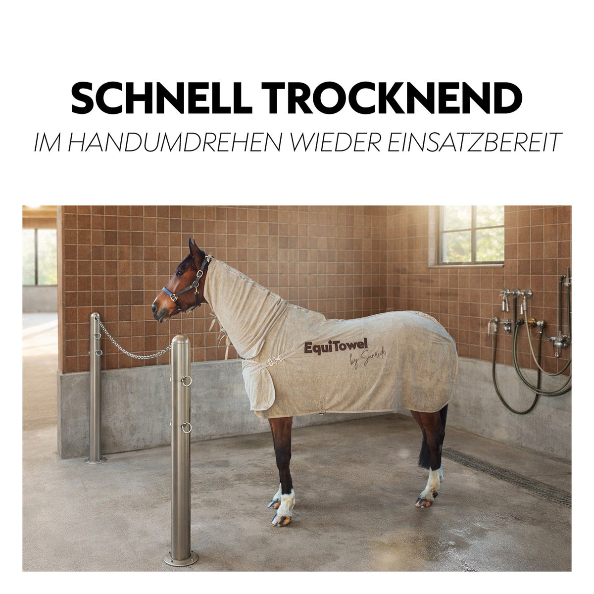 Absorbent terry cloth blanket “EquiTowel”