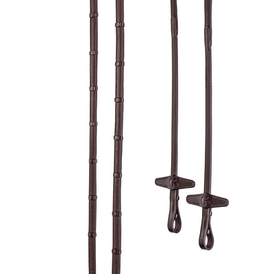 Rubber reins with bars