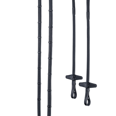 Rubber reins with bars