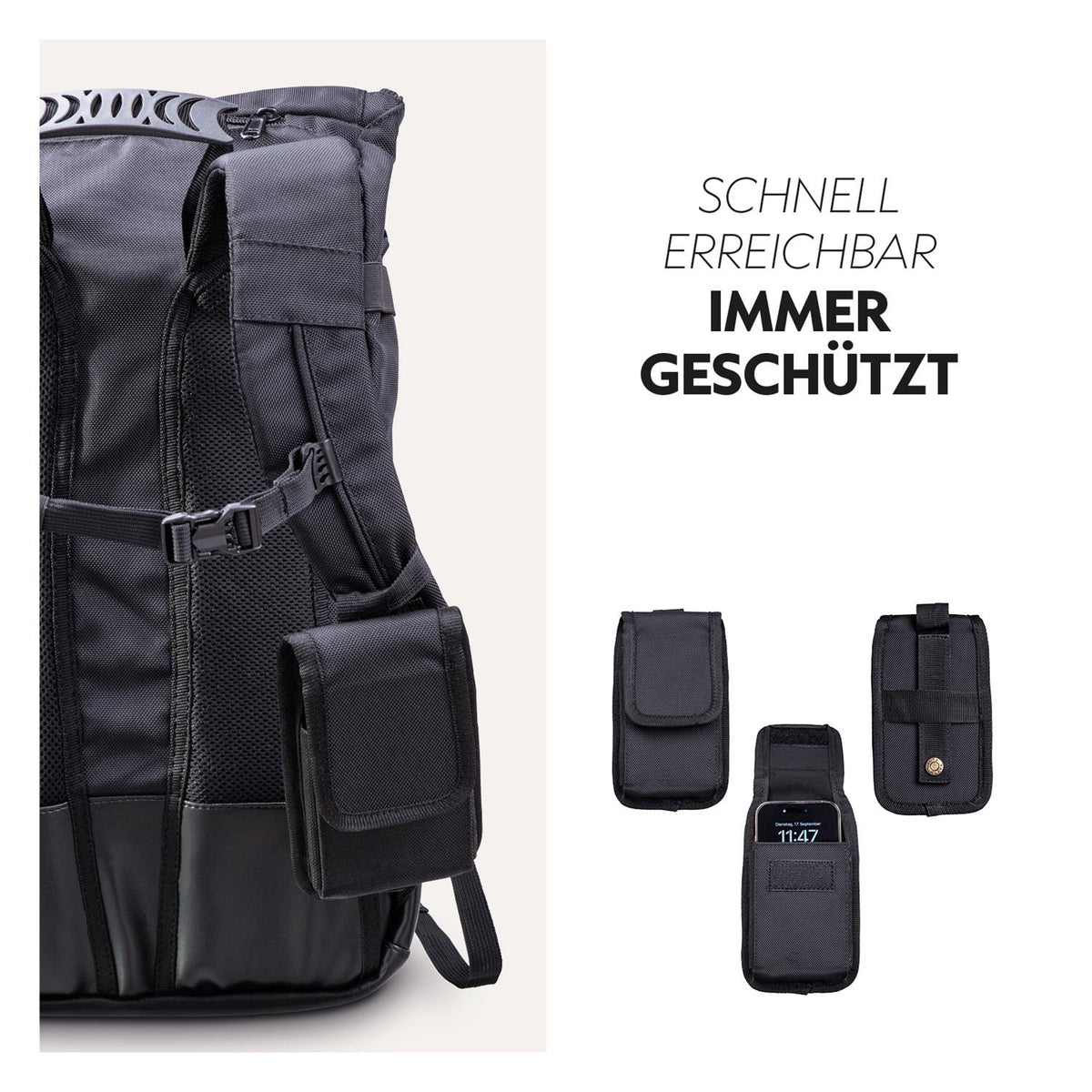 Backpack (waterproof, recycled material)