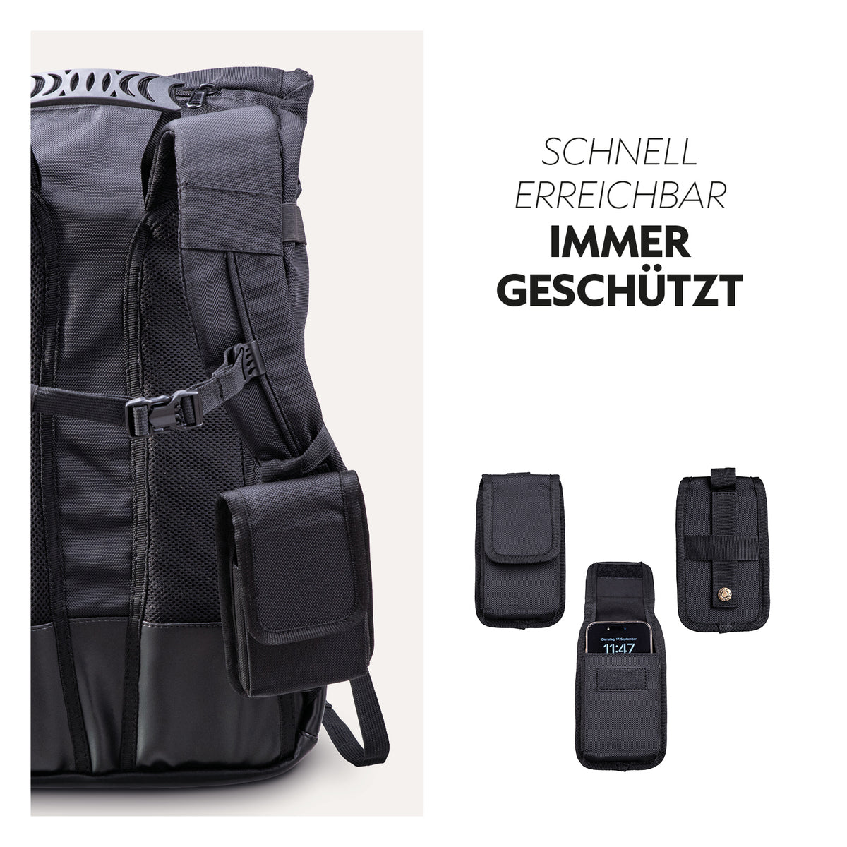 Backpack (waterproof, recycled material)