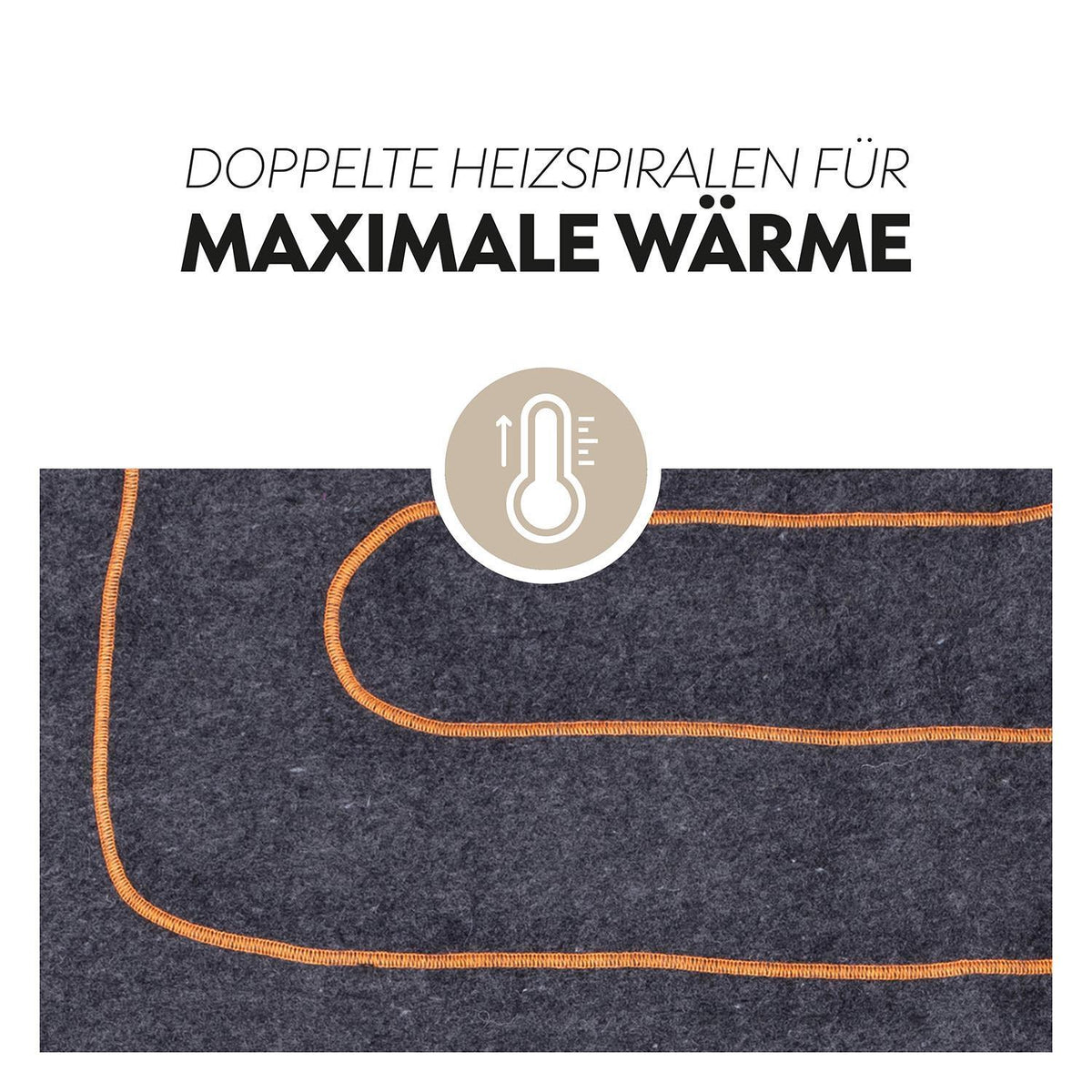 Heating Rug St. Moritz" with spare battery