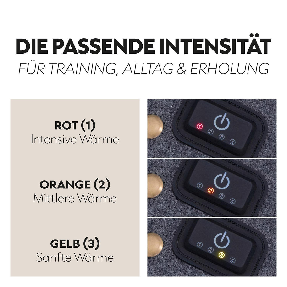 Heating Rug St. Moritz" with spare battery