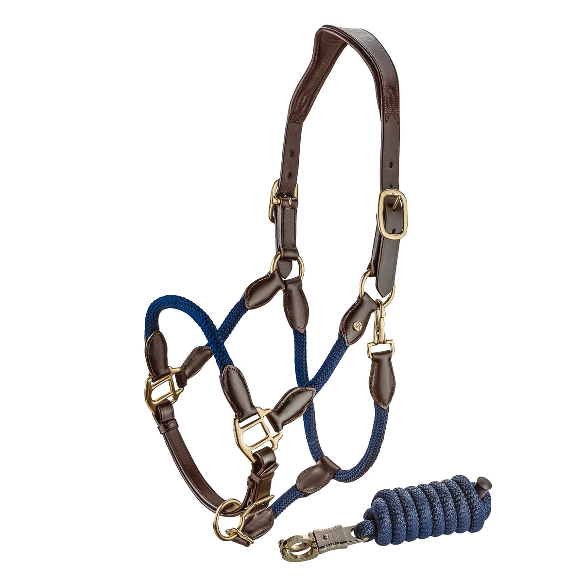 Leather Halter with rope "Denver"