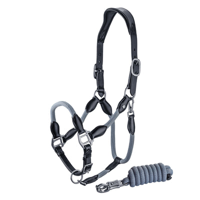 Leather Halter with rope "Denver"