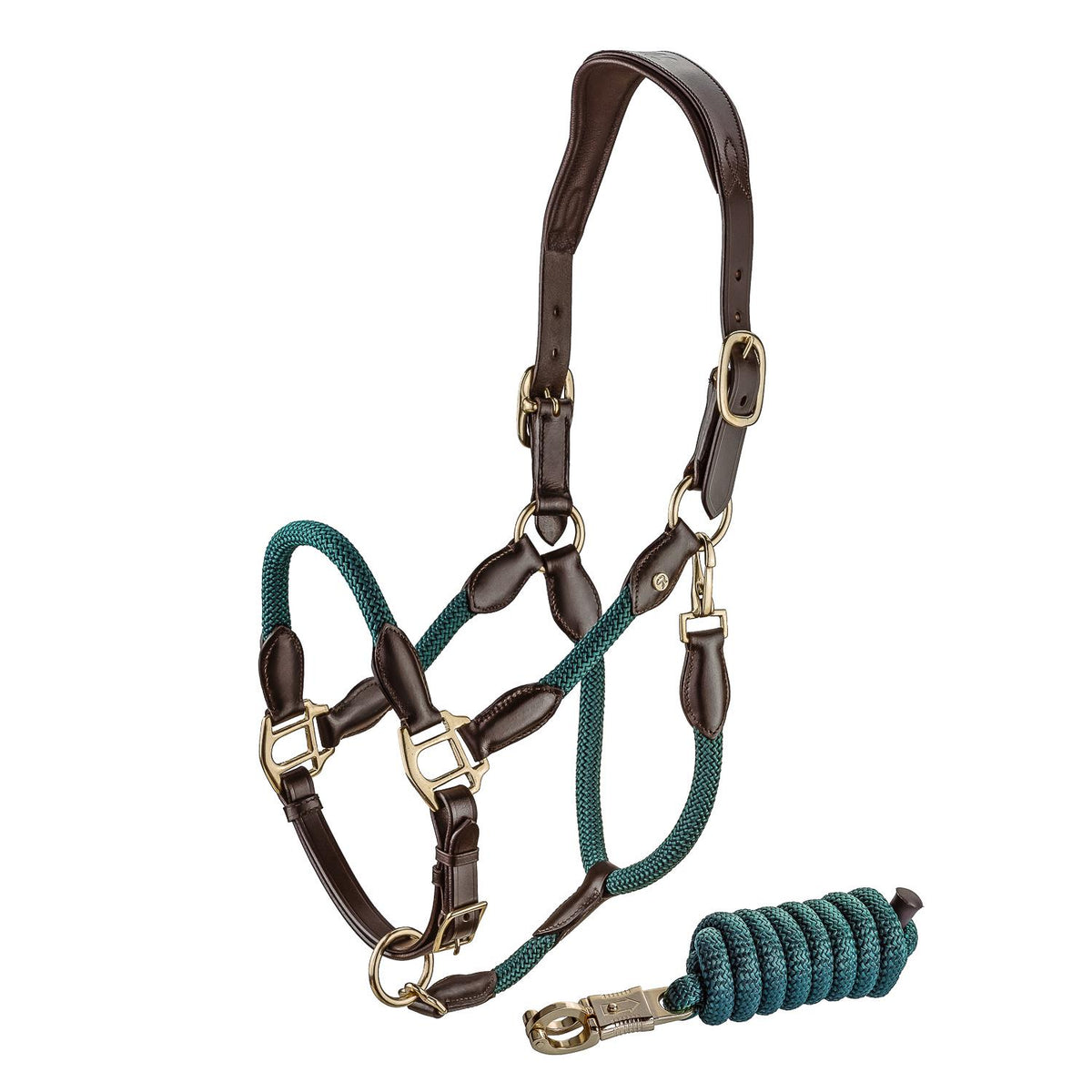 Leather Halter with rope "Denver"