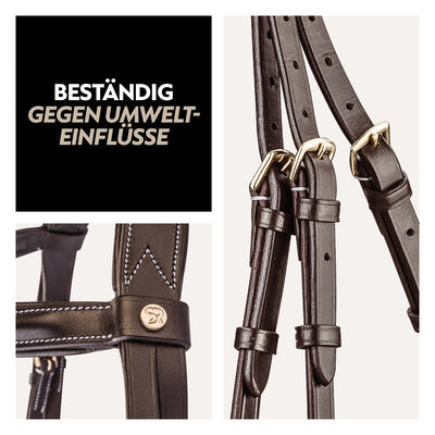 Mexican bridle "Acapulco"with reins