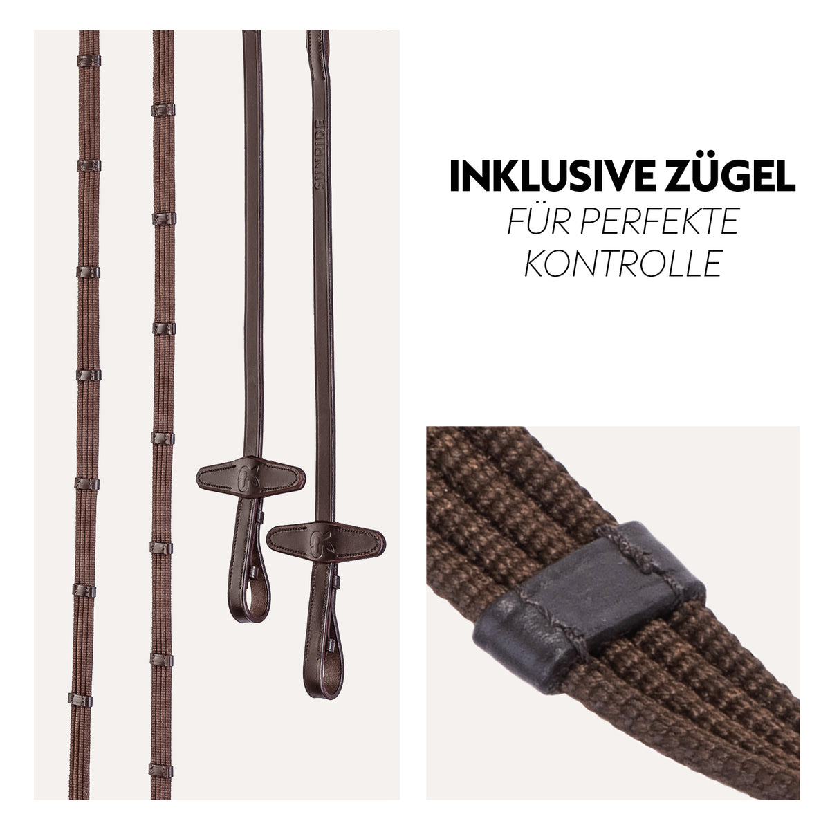 Mexican bridle "Acapulco"with reins