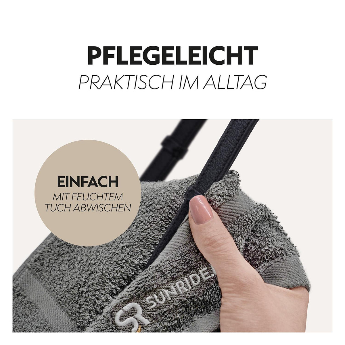 Safety rubber reins with magnet "NoPanic"