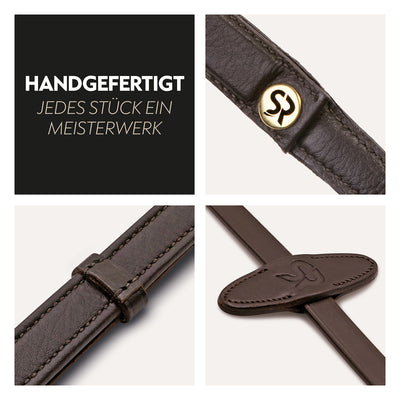 Safety rubber reins with magnet "NoPanic"
