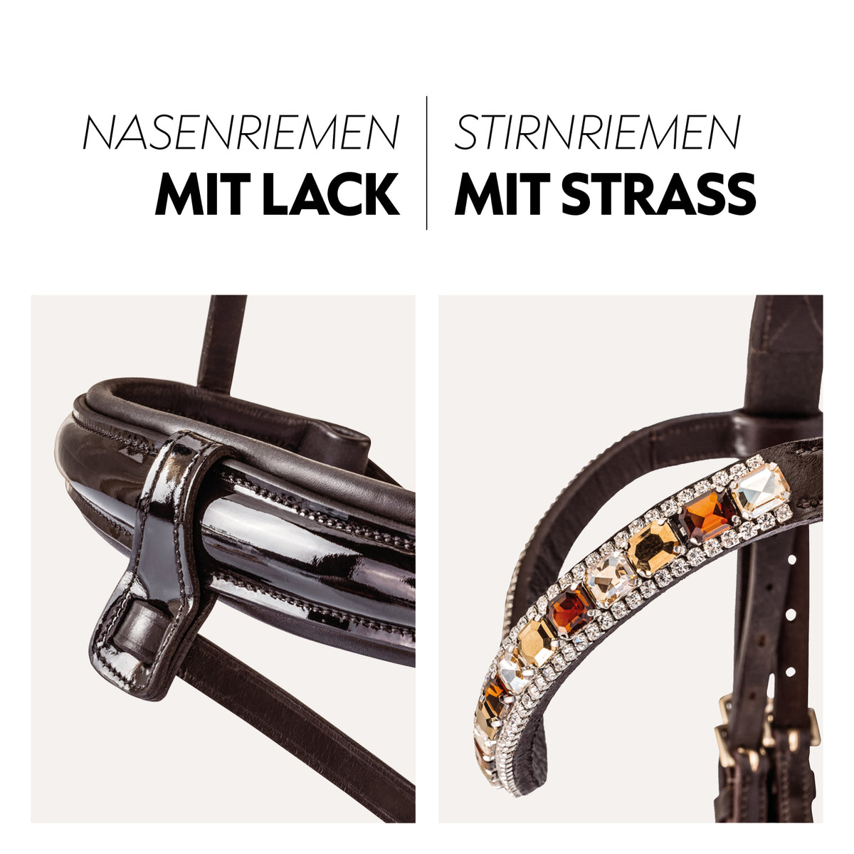 Swedish bridle "Aspen" with reins