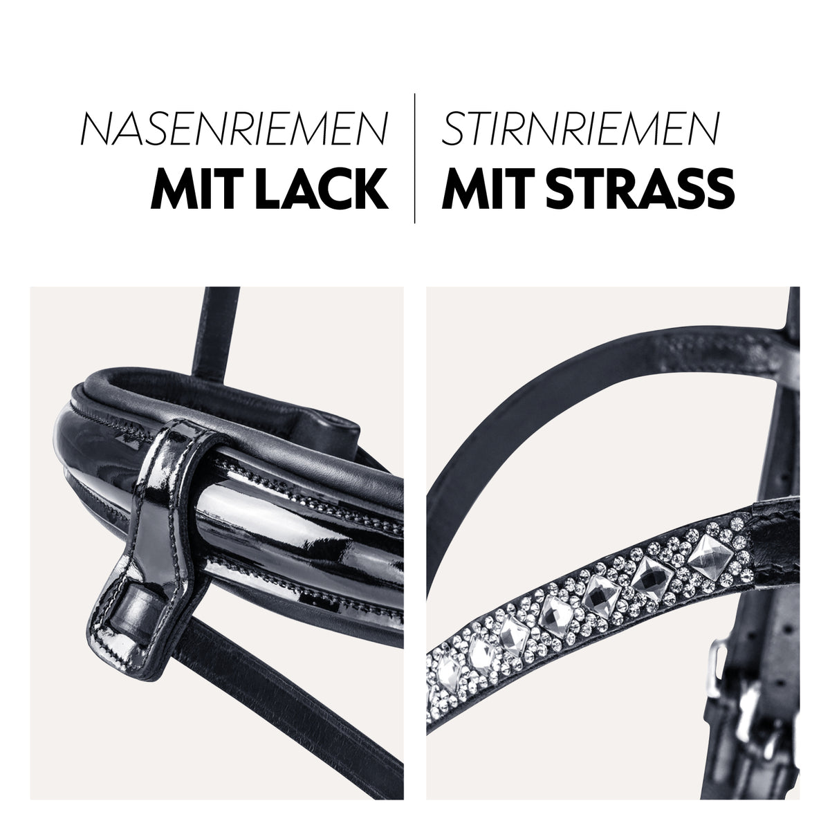 Swedish bridle "Aspen" with reins
