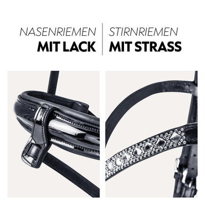 Swedish bridle "Aspen" with reins