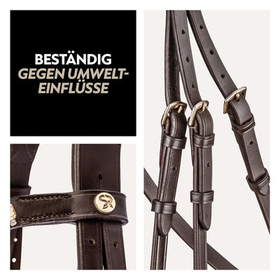 Swedish bridle "Aspen" with reins