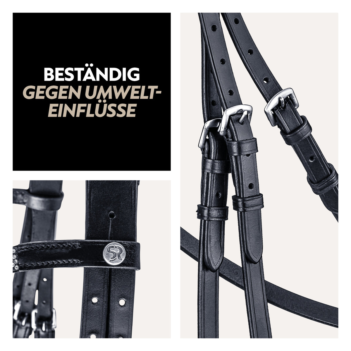 Swedish bridle "Aspen" with reins