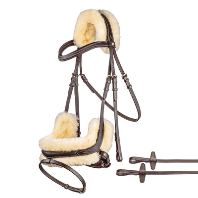Swedish bridle "Oxford" with reins