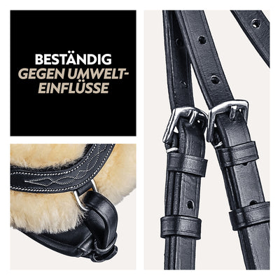 Swedish bridle "Oxford" with reins