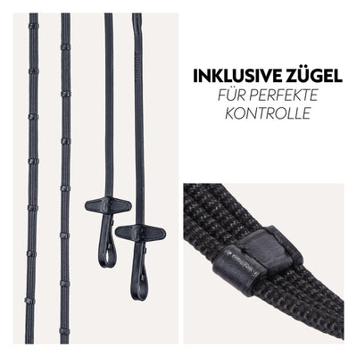 Swedish bridle "Oxford" with reins