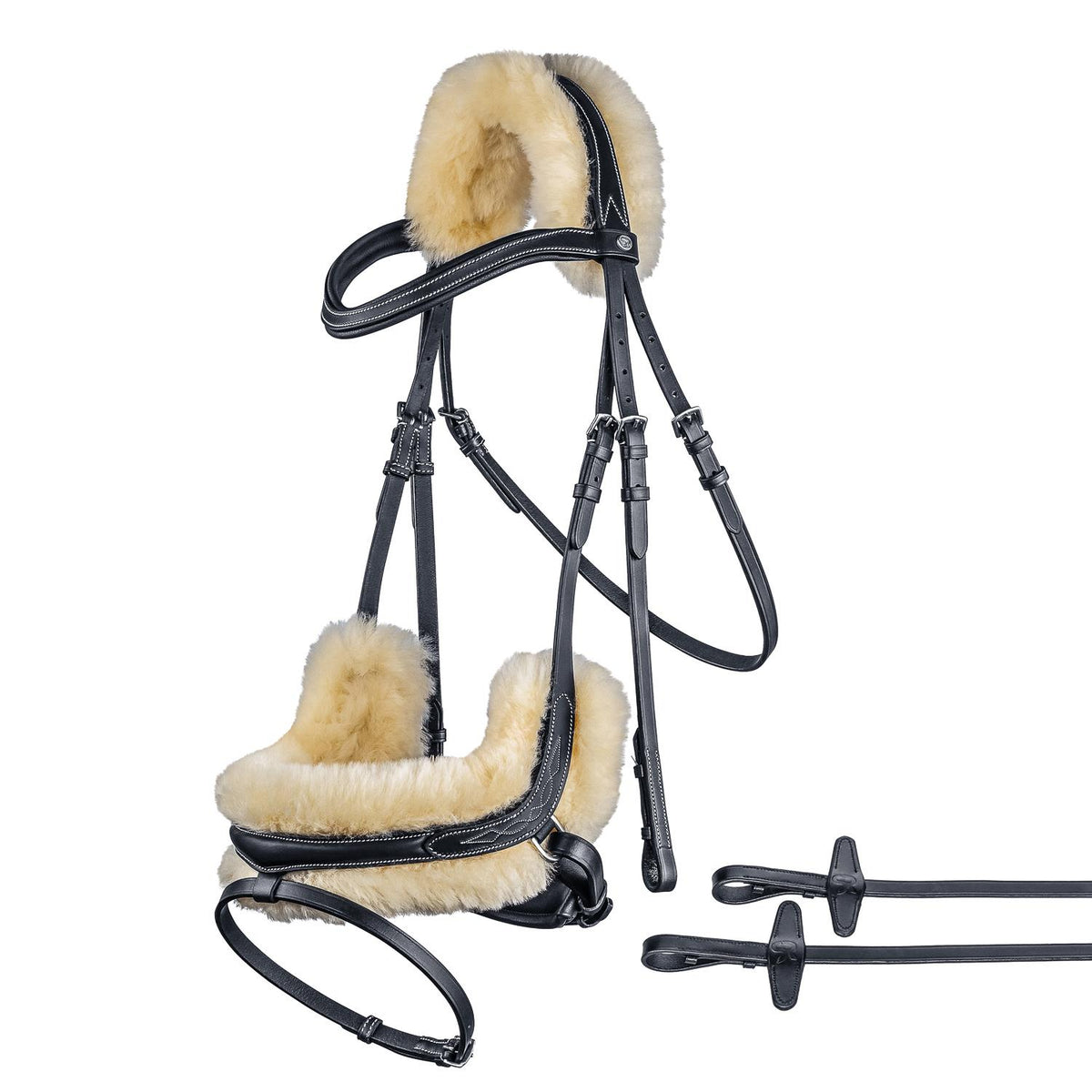 Swedish bridle "Oxford" with reins