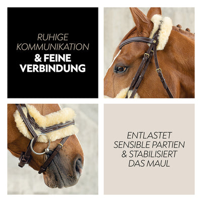 Swedish bridle "Oxford" with reins