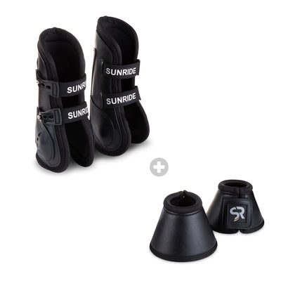 Jumping boots with bell boots (set of 4)
