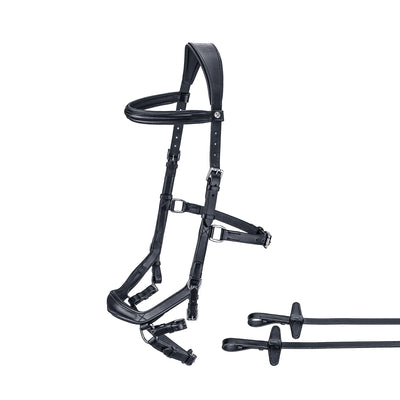 English combined bridle "York" with reins