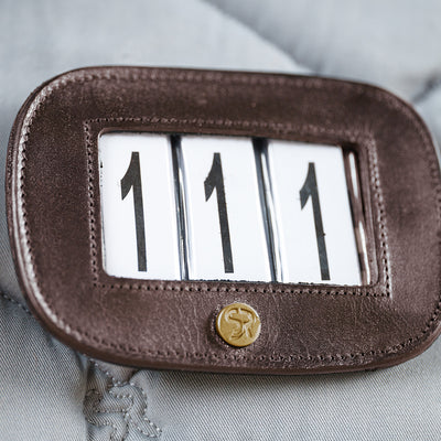 Number holder with start numbers 3-digit