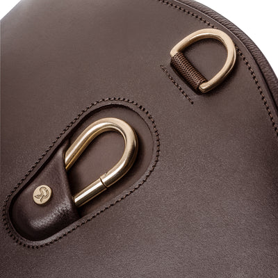 Leather Studguard Girth "Hickstead"