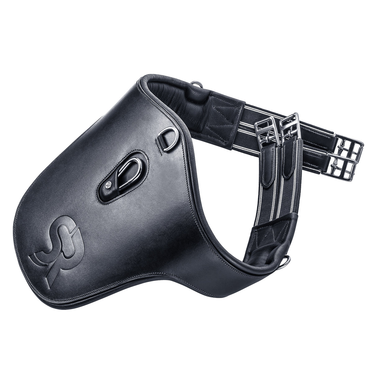 Leather Studguard Girth "Hickstead"