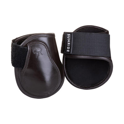 Leather jumping boots with fetlock boots (double Velcro, set of 4)
