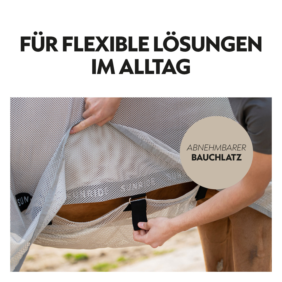 Fly Rug with removable Neck Part "Dubai"