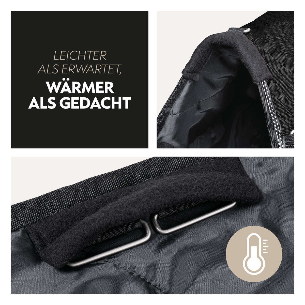 Winterdecke 100g mit Unterdecke 150g "Stockholm-System"