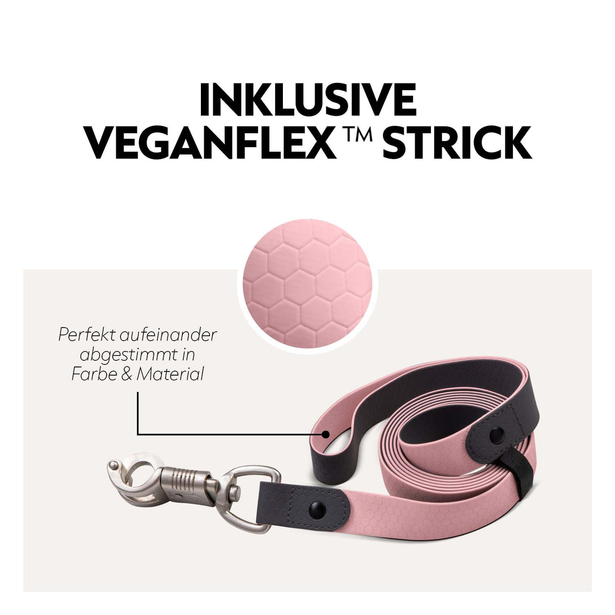 VeganFlex™ Halfter mit Strick