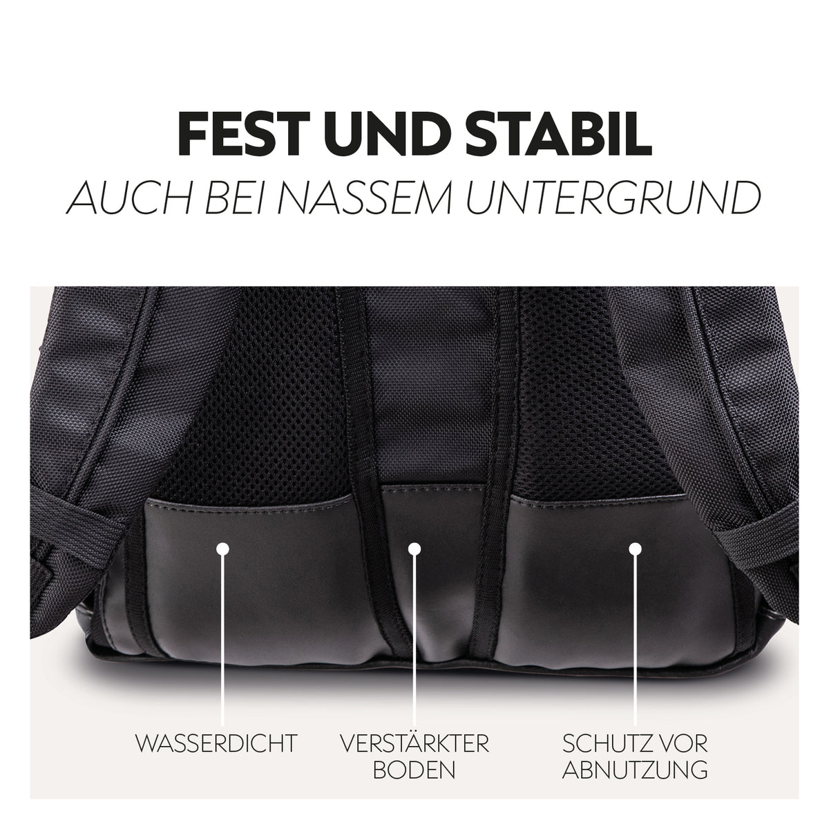 Backpack (waterproof, recycled material)