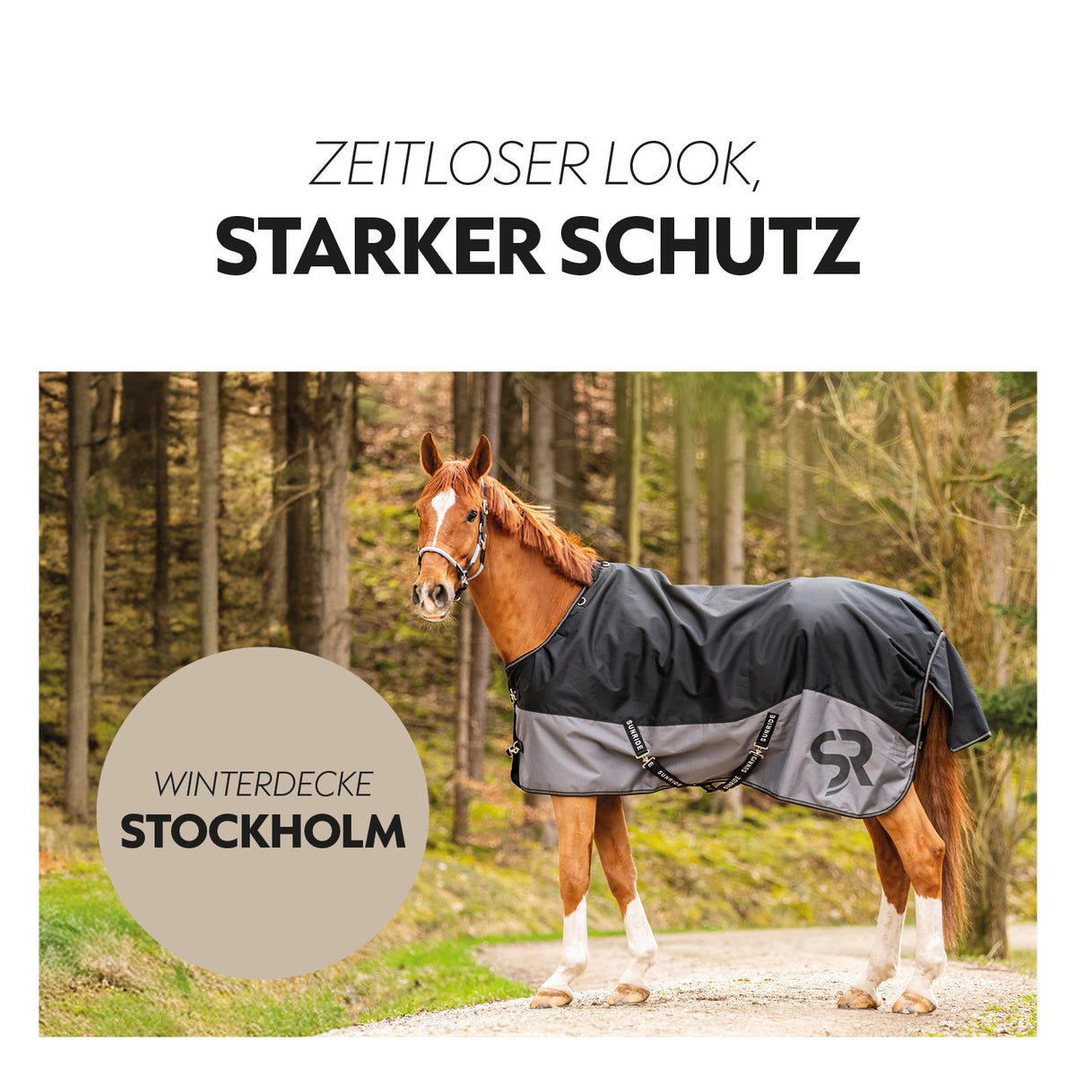 Winterdecke 100g mit Unterdecke 150g "Stockholm-System"