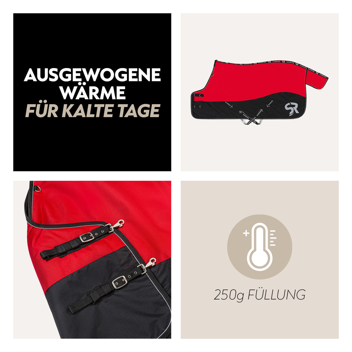 Regendecke 50g "Dublin" und Winterdecke 250g "Helsinki"