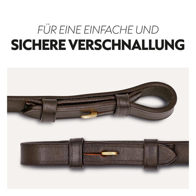 Safety rubber reins with magnet "NoPanic"