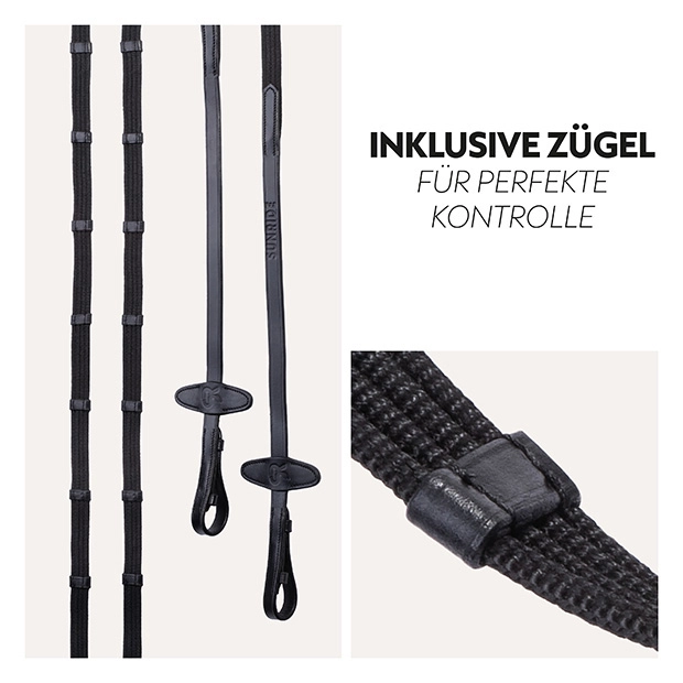 Hanoverian bridle "Hannover" with reins Hanoverian bridle "Hannover" with reins