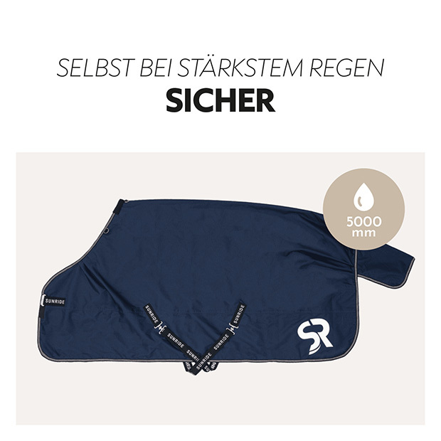 Regendecke 0g mit Halsteil 0g "Glasgow-Set"