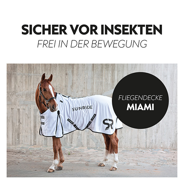 Fliegendecke mit abnehmbarem Halsteil "Miami"