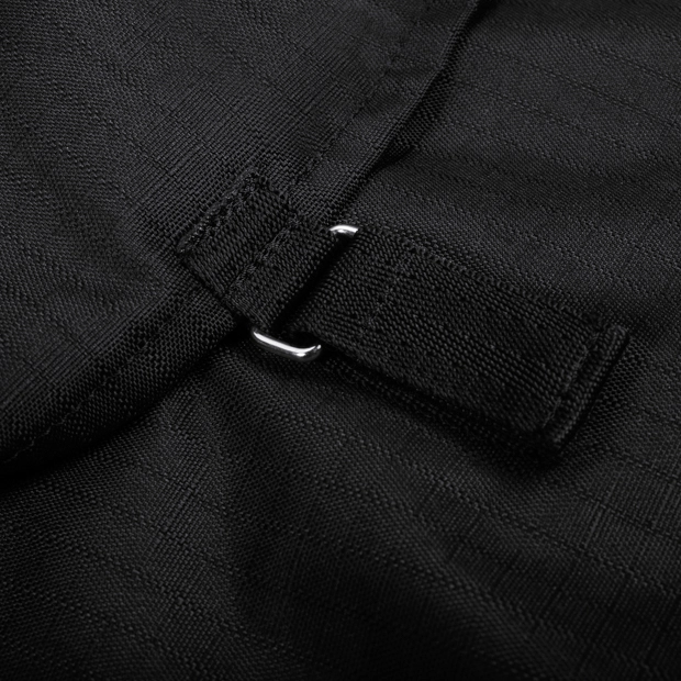 fixierung flexible sattelschutz fixierung des flexiblen sattelschutz mittels klettverschluss bei der ausreitdecke derby schwarz