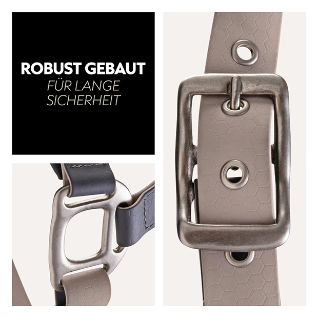 Biothane Halfter mit Strick