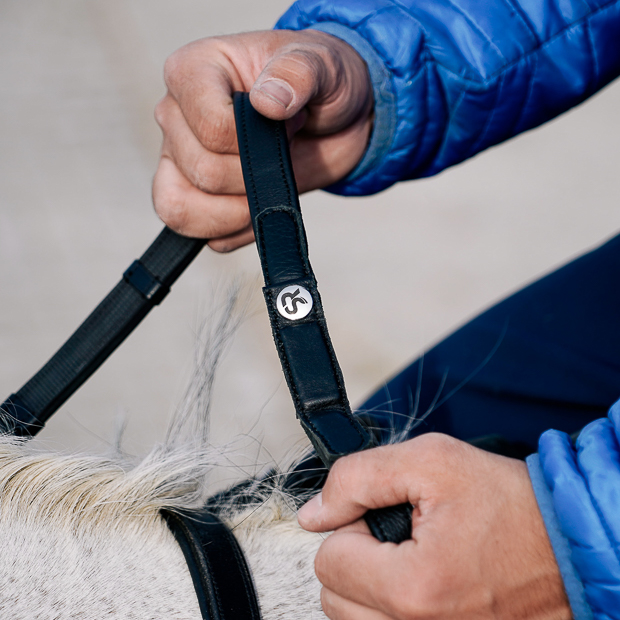 magnet reins no panic by sunride with closed security button