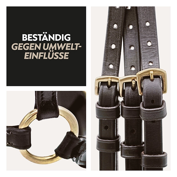 Hanoverian bridle "Hannover" with reins