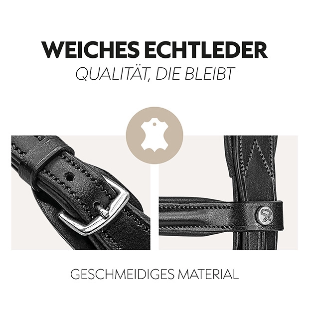 Hanoverian bridle "Hannover" with reins Hanoverian bridle "Hannover" with reins