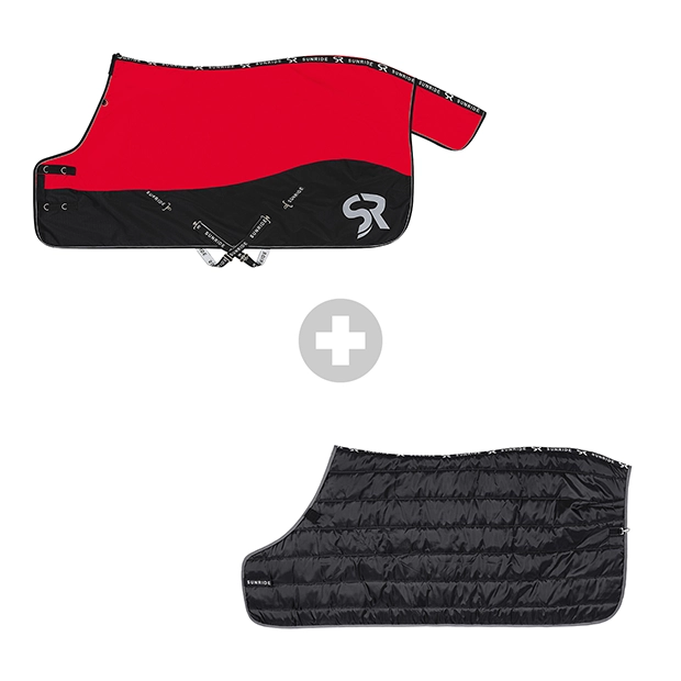 helsinki decke 250 gramm rot mit unterdecke 150 gramm helsinki decke rot mit 250 gramm fuellung vonsunride im set mit der schwarzen 150 gramm unterdecke