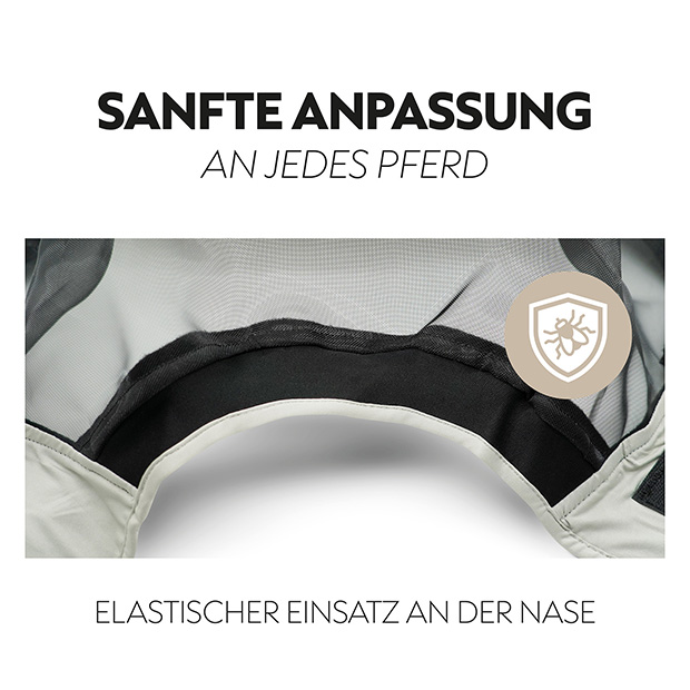 Fly mask with halter "Dubai"