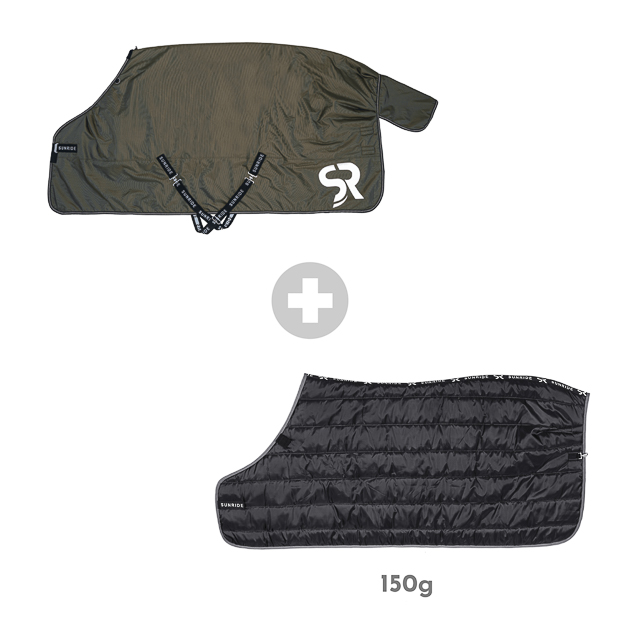 Winter Blanket 150g with Underrug 150g "Liverpool-System"